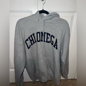 Grey chi omega sweatshirt